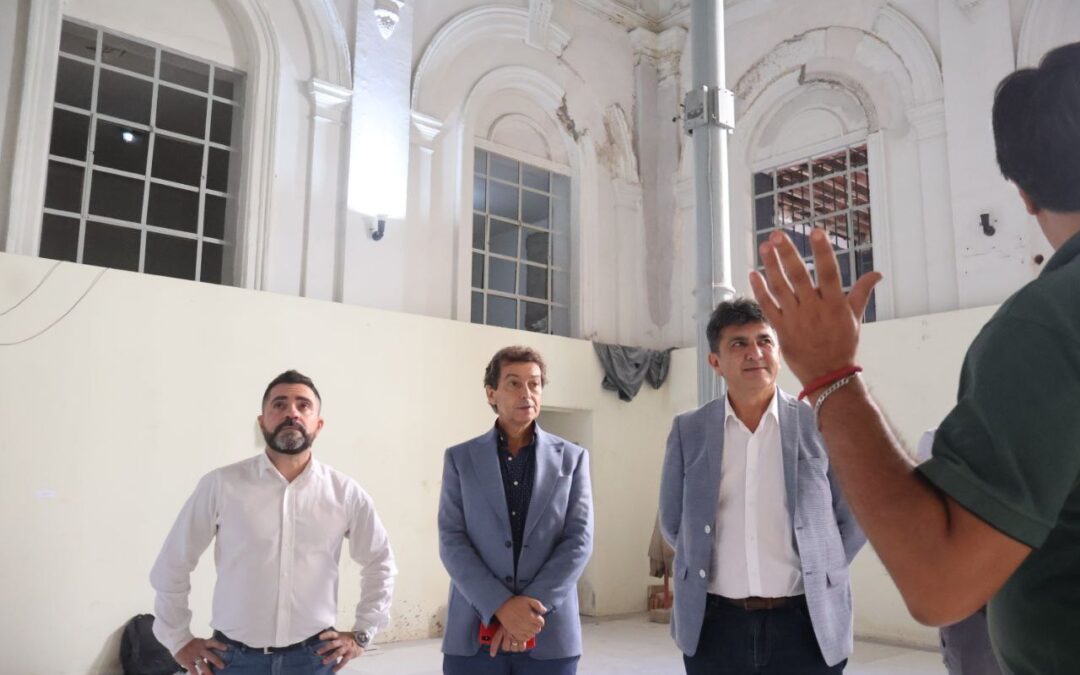 El ministro Fabián Soria supervisó las obras en el Museo Timoteo Navarro