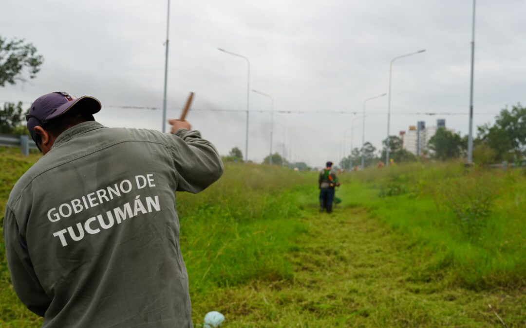 Aplican un plan de seguridad y limpieza en la Autopista de Circunvalación