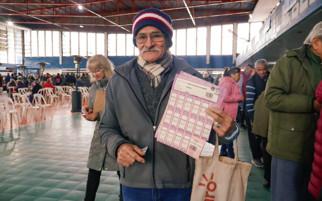 Avanza la entrega de Boleto Gratuito para Jubilados