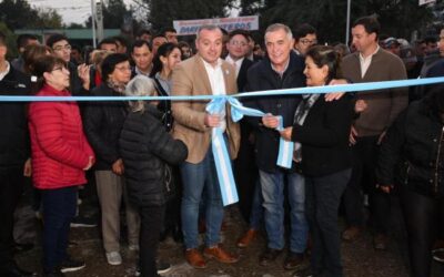 Jaldo inauguró un nuevo acceso que beneficiará a dos mil vecinos