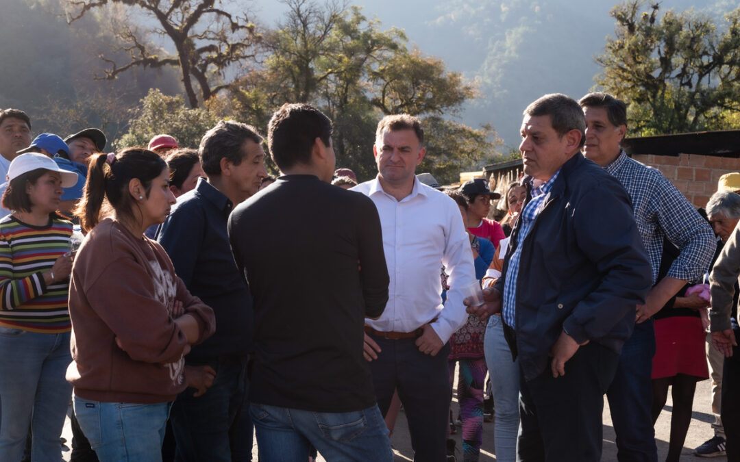 Relevaron la zona de “El Indio” para planificar la remodelación de los puestos incendiados