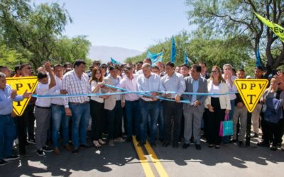 Jaldo inauguró la repavimentación de la Ruta Provincial N° 307 en los Valles Calchaquíes