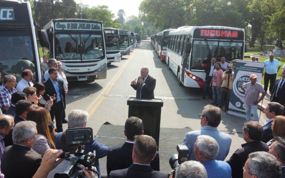 Tucumán presentará los primeros colectivos nuevos para transformar el transporte público