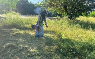 Obras Públicas trabaja en operativos de limpieza y reacondicionamiento en escuelas