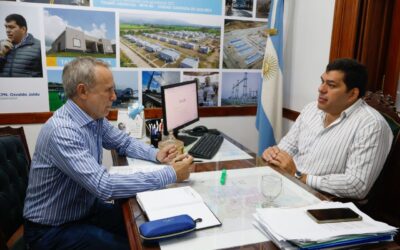 Nazur y Cabral analizaron los avances de obras de vivienda