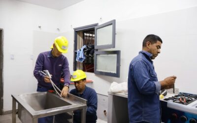 Mejoras en infraestructura escolar: avanzan las obras en la Escuela República de Italia
