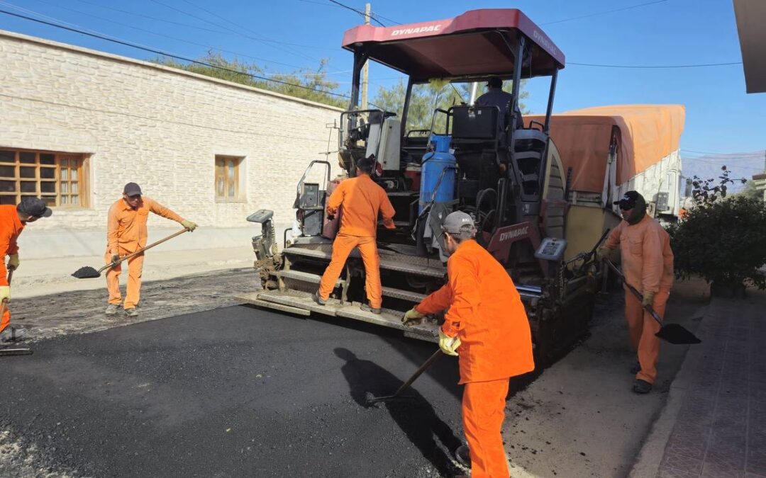 Avanza la repavimentación de la ruta 307