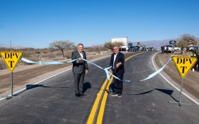 Jaldo inauguró la repavimentación de la ruta 307 entre Amaicha del Valle y Catamarca