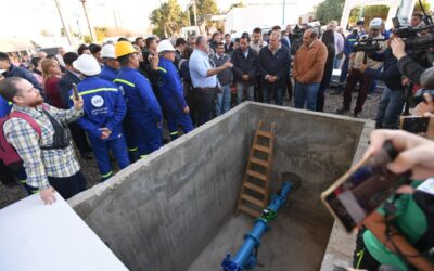 Jaldo inauguró un pozo de agua en Trancas