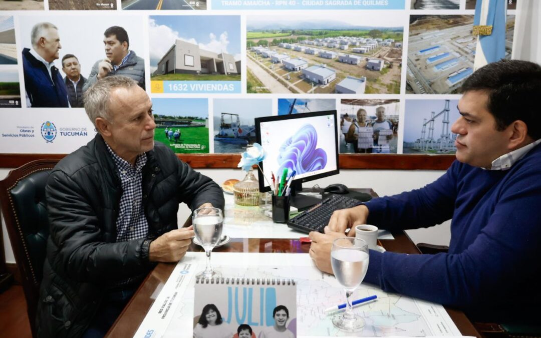 Nazur y Cabral supervisaron el reinicio de obras de viviendas en Tucumán