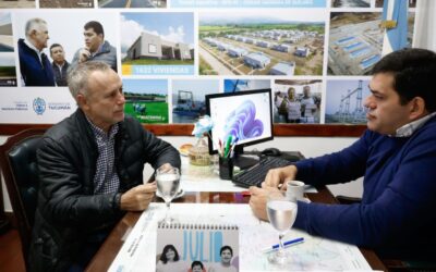 Nazur y Cabral supervisaron el reinicio de obras de viviendas en Tucumán