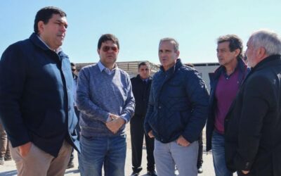 Nazur y Agüero Gamboa supervisaron los avances del Complejo Penitenciario de Benjamín Paz