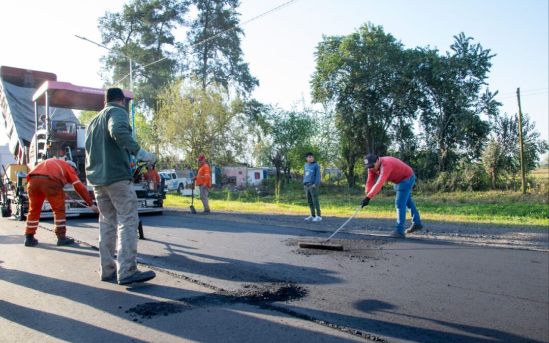 Avanza la repavimentación de la Ruta Provincial N° 344 en Monteros