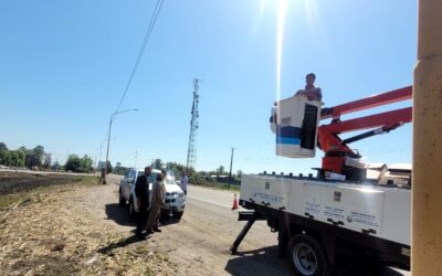 Avanza la reconversión lumínica con tecnología LED de la Ruta Nacional 38 en Aguilares