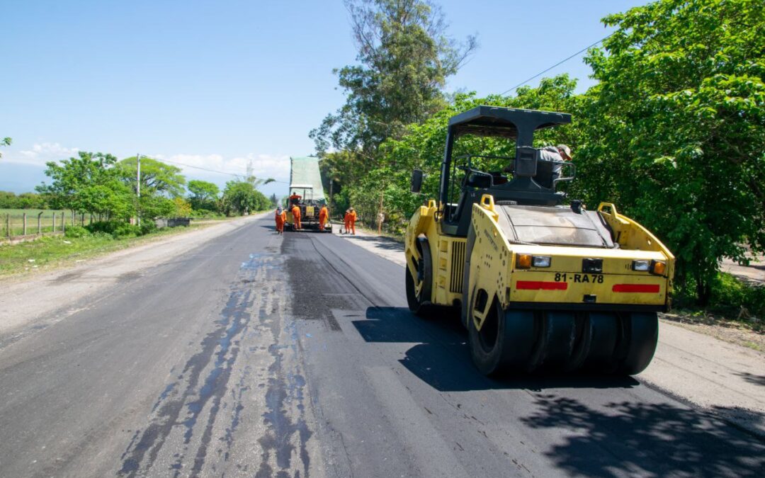 Avanza la repavimentación de la Ruta Provincial N° 331