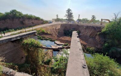 Tras dos décadas, se pone en marcha la reconstrucción del Puente del Coy en Estación Aráoz