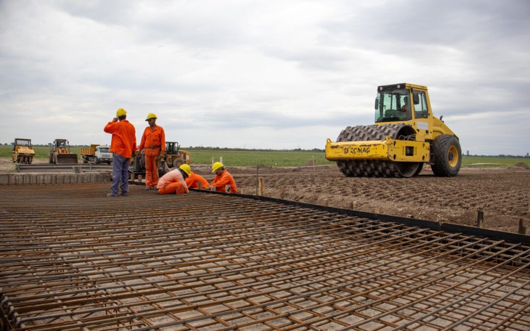 Avanzan los trabajos en la rotonda y el nuevo puente de la ruta 323