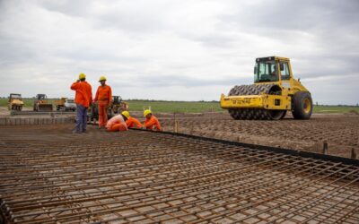 Avanzan los trabajos en la rotonda y el nuevo puente de la ruta 323