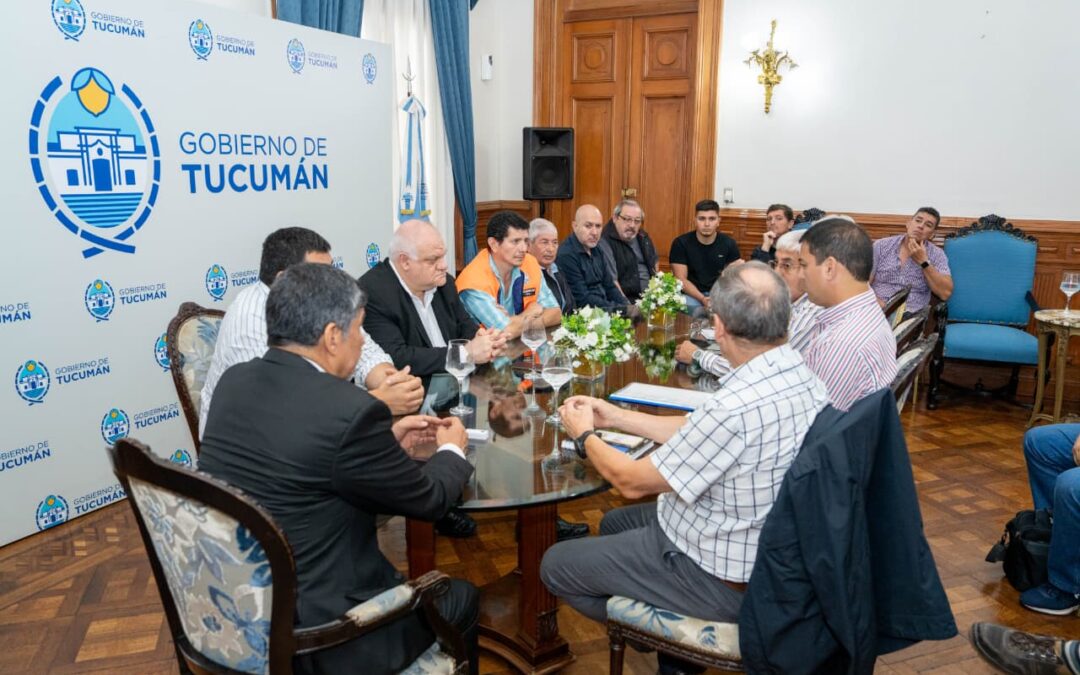 Coordinación del gabinete para atender las consecuencias del temporal en Tucumán