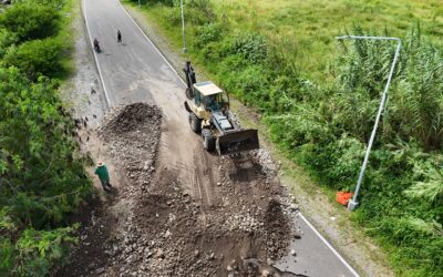 Vialidad Provincial optimiza el cauce del río Lules para reconstruir la traza de la Ruta 321