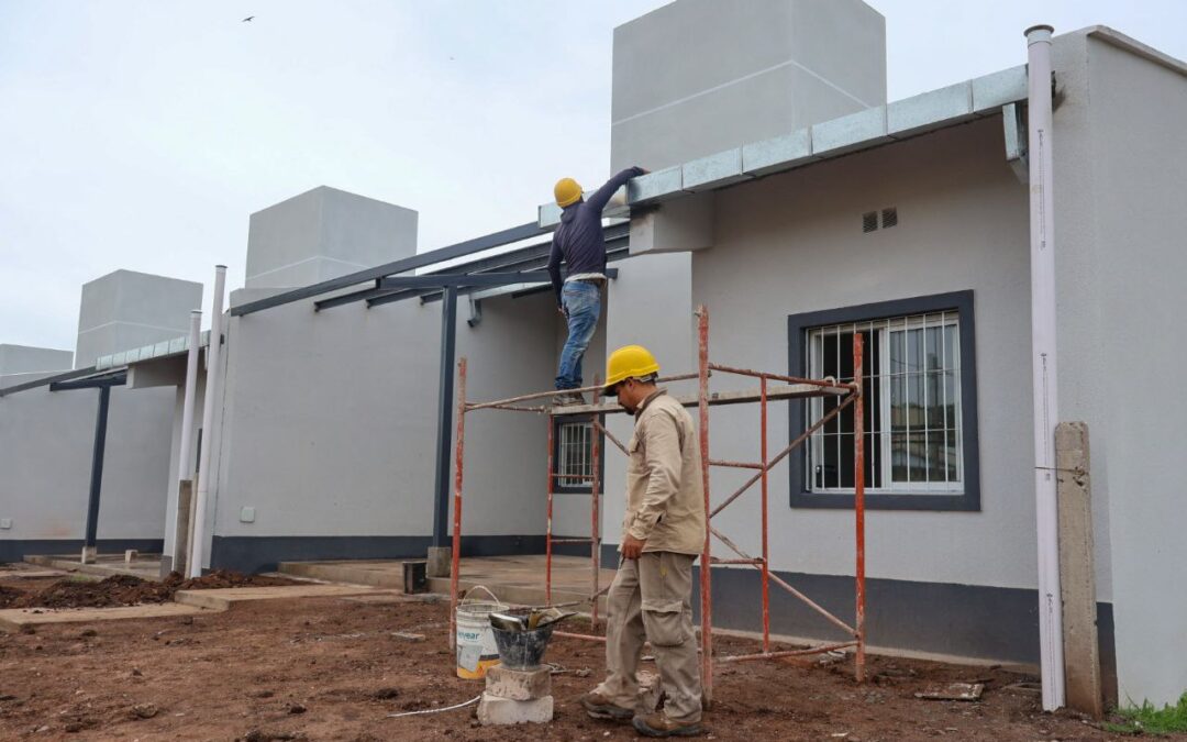 Avanza el plan habitacional en Burruyacú con la construcción de 80 nuevas viviendas