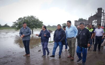 El Gobierno realizó relevamiento y trabajos en puntos críticos en Atahona