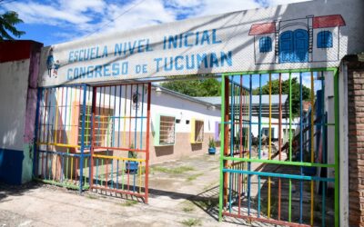 Avanza la construcción de un nuevo patio cubierto en la Escuela Congreso de Tafí Viejo