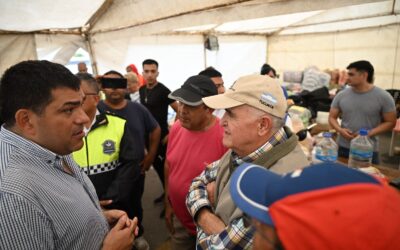 Nazur detalló el estado de la infraestructura vial y de los diques tras las precipitaciones