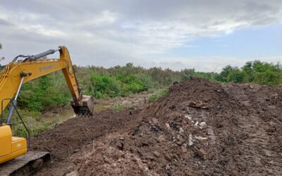 El Ministerio de Obras Públicas y el Municipio de Banda del Río Salí coordinan obras en el Río Salí