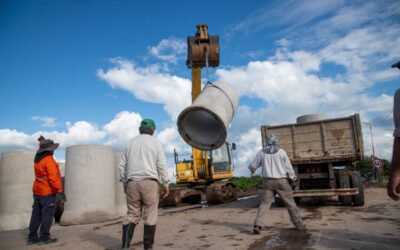 La Dirección Provincial del Agua monitorea ríos y trabaja en La Madrid tras la crecida