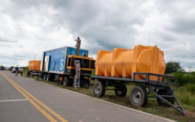 Suman una planta potabilizadora móvil en La Madrid